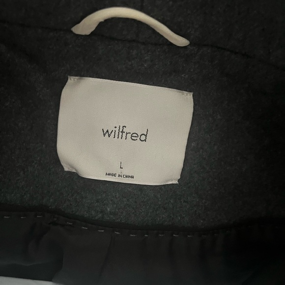 Aritzia Dark Grey Cocoon Coat - Luxe Wool Cashmere - Picture 10 of 12